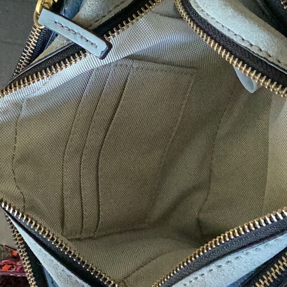 Fossil pale blue Crossbody Bag with Sleek Design - Picture 10 of 11